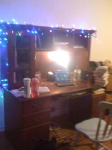 desk Christmas Lights Desk