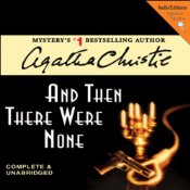 And Then There Were None, Audiobook cover, Agatha Christie